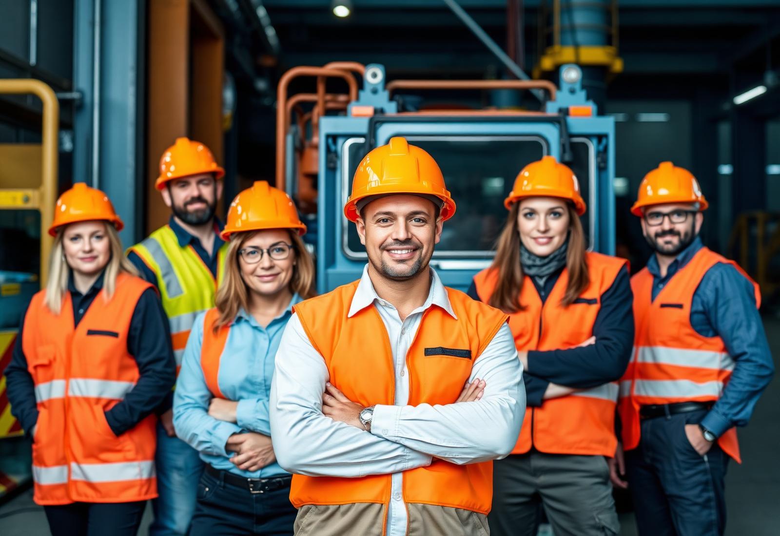 Equipe especializada em perfuração diamantada